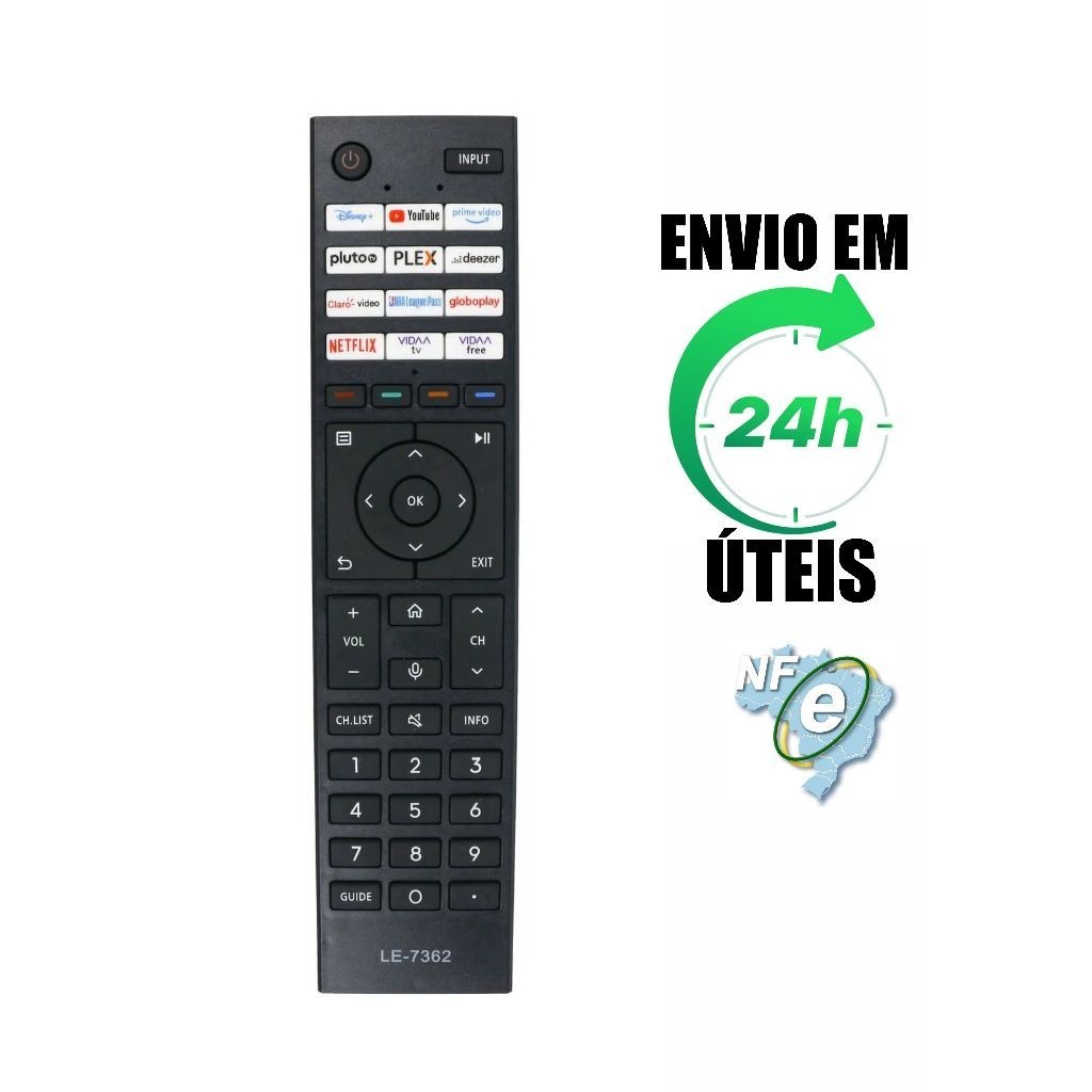 Controle Remoto Para Tv Smart Toshiba Ct-95043 CT-95078 CT-95049 em Oferta na Shopee