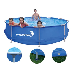 Piscina Circular Estruturada 6800l Grande Diversão Adultos