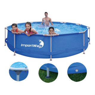 Piscina Circular Estruturada 6800l Grande Diversão Adultos em Oferta na Shopee