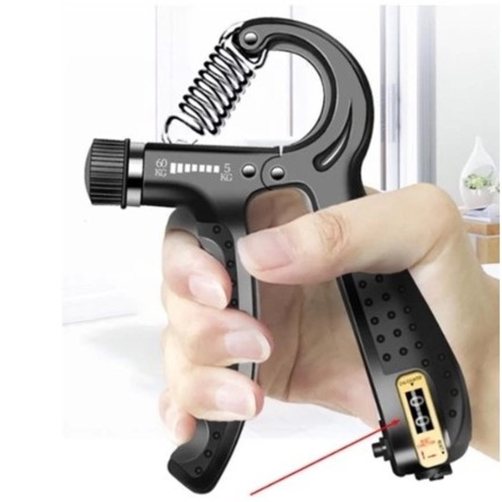 GGUAN Hand Grip Fitness C/Mola Ajustável De Punho E Antebraço Mãos Fisioterapia em Oferta na Shopee