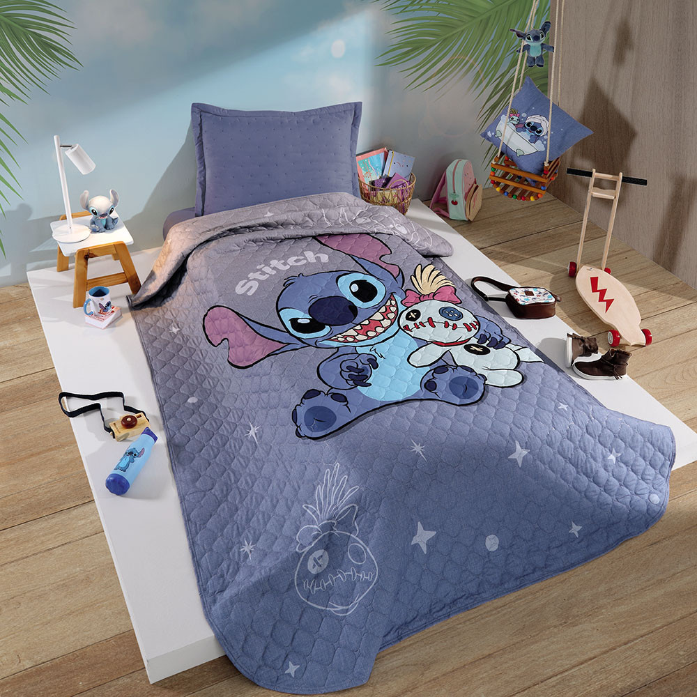 Edredom Solteiro Stitch Hedrons - Comprar com Melhor Preço em Roupas de Cama