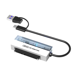 Cabo Adaptador SATA 2.5" para USB 3.0 / Tipo C Knup KP-HD827/AC