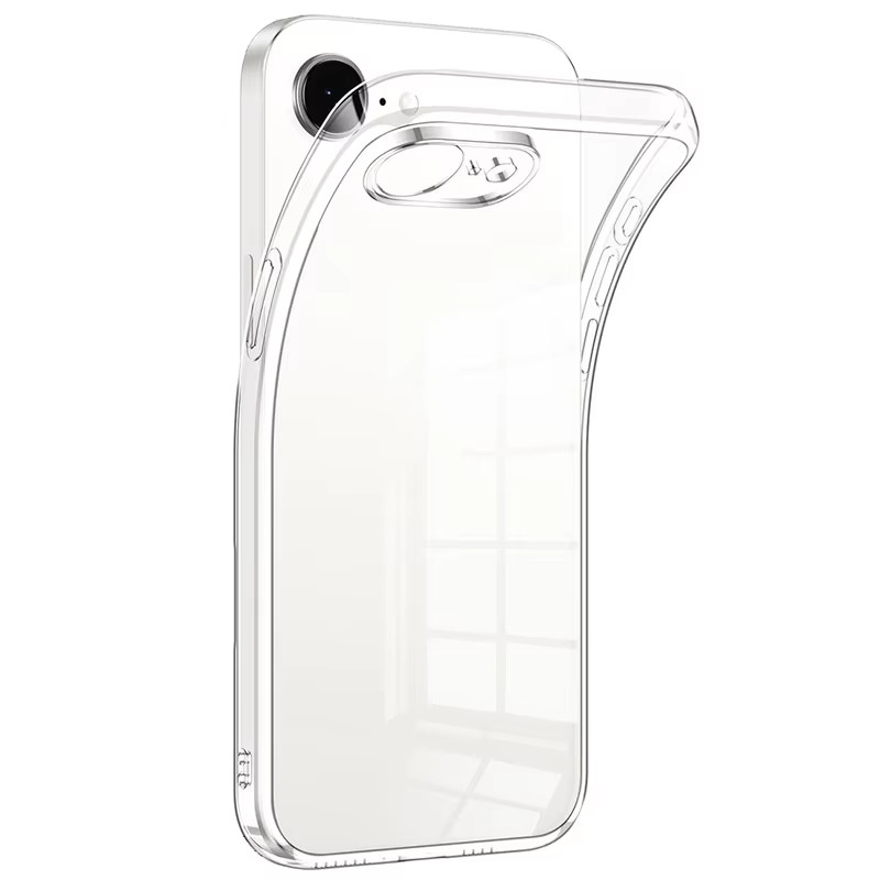 1.2mm Ultra Fino Silicone Claro Caso Macio Para iPhone 17 16 15 14 13 12 11 17Air Pro Max Plus Mini Capa Transparente Es