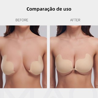 Adesivos Para O Peito Em Forma De Manga De Silicone Levantam Pétalas De Auto-Adesivas Sem Alças Tampa Invisível em Oferta na Shopee