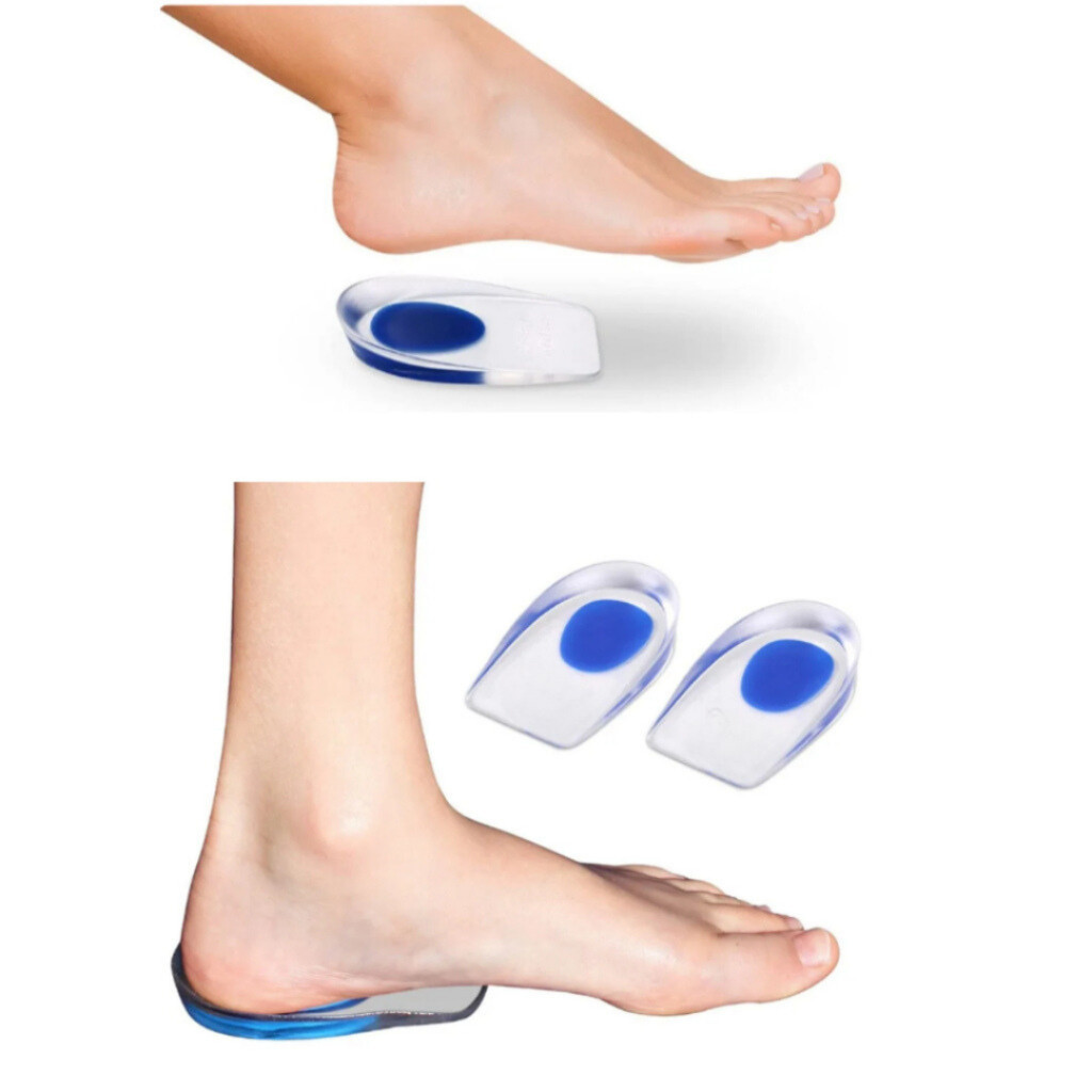 1 Par/2 Par/3 Par Calcanheira de Silicone Gel Ortopédica Esporão Dor