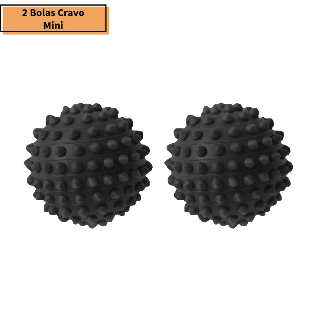 2x Bola Bolinha c/ Cravo Cães Gatos Fisioterapia Anti Estresse - P