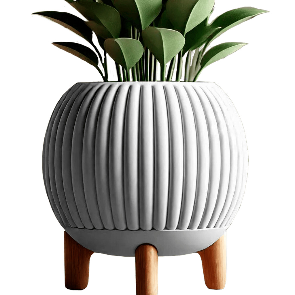 Vaso Decorativo Cachepot com Pés Redondo em Oferta na Shopee