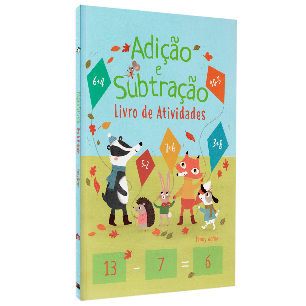 Adição E Subtração | Livro De Atividades | Penny Worms em Oferta na Shopee