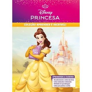 Aprender é Incrível Disney - Princesas Aprendendo a Escrever em Oferta na Shopee