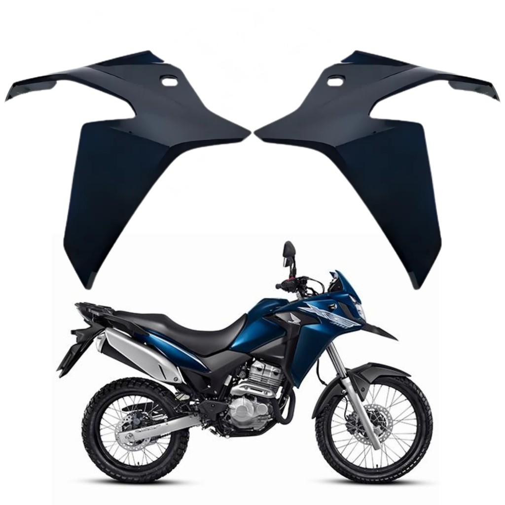Carenagem Aleta Guia Asa Tanque Aba Lateral Honda Xre 300 Azul Cruzeiro 2019