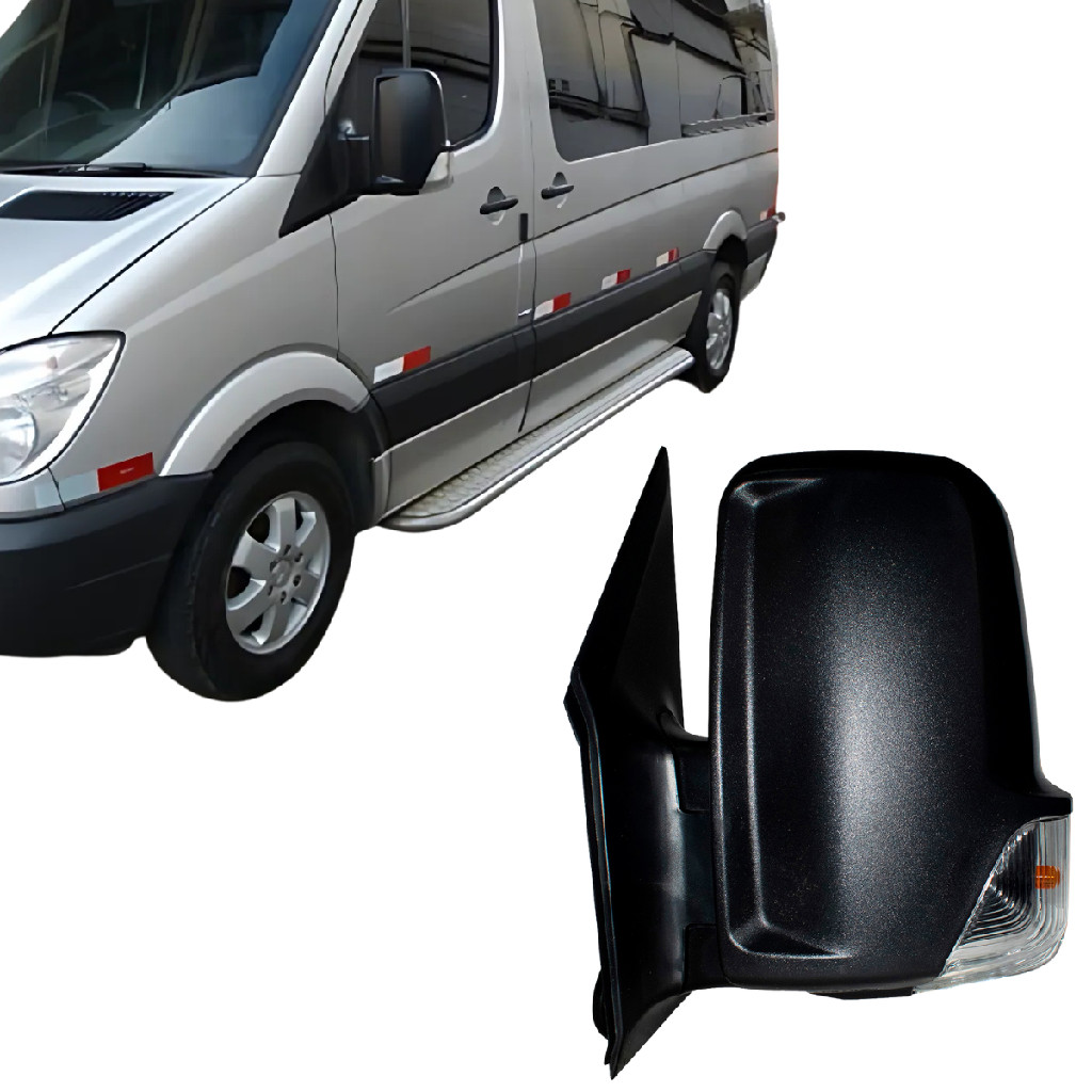 Retrovisor Sprinter Lado Esquerdo Com Desembaçador Elétrico 2014 2015 2016 2017 2018 2019 2020