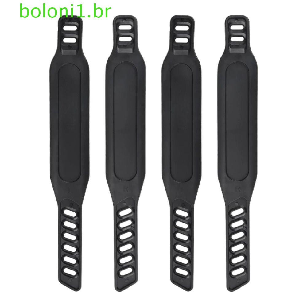 BOLONI 2 Pares De Alças Para Pedais De Bicicleta Ergométrica , Universais Ajustáveis Fitness , Destacáveis