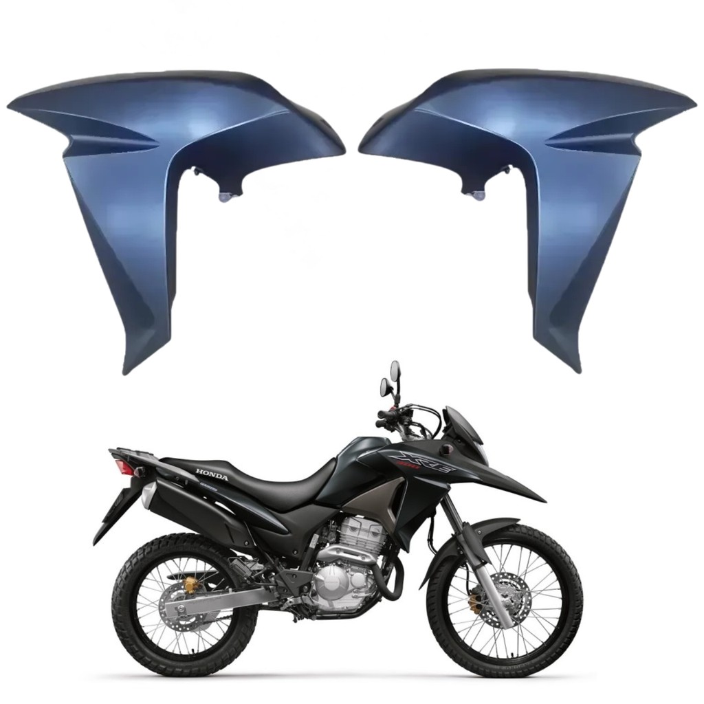 Aleta Guia Aba Lateral Asa Tanque Cinza Fosco Crow Honda Xre 300 2016
