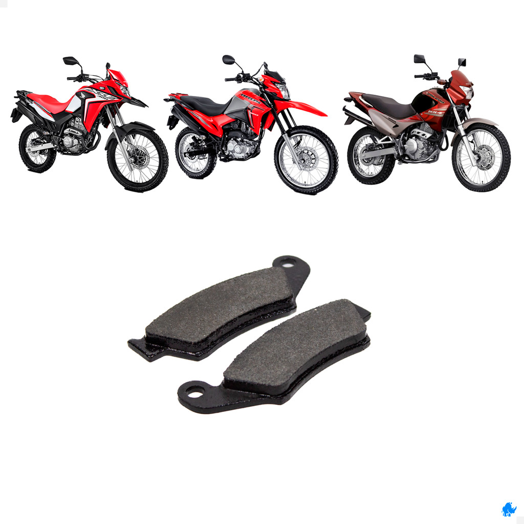 PASTILHA FREIO HONDA NX 200 1993 EM DIANTE - FREIO DIANTEIRO