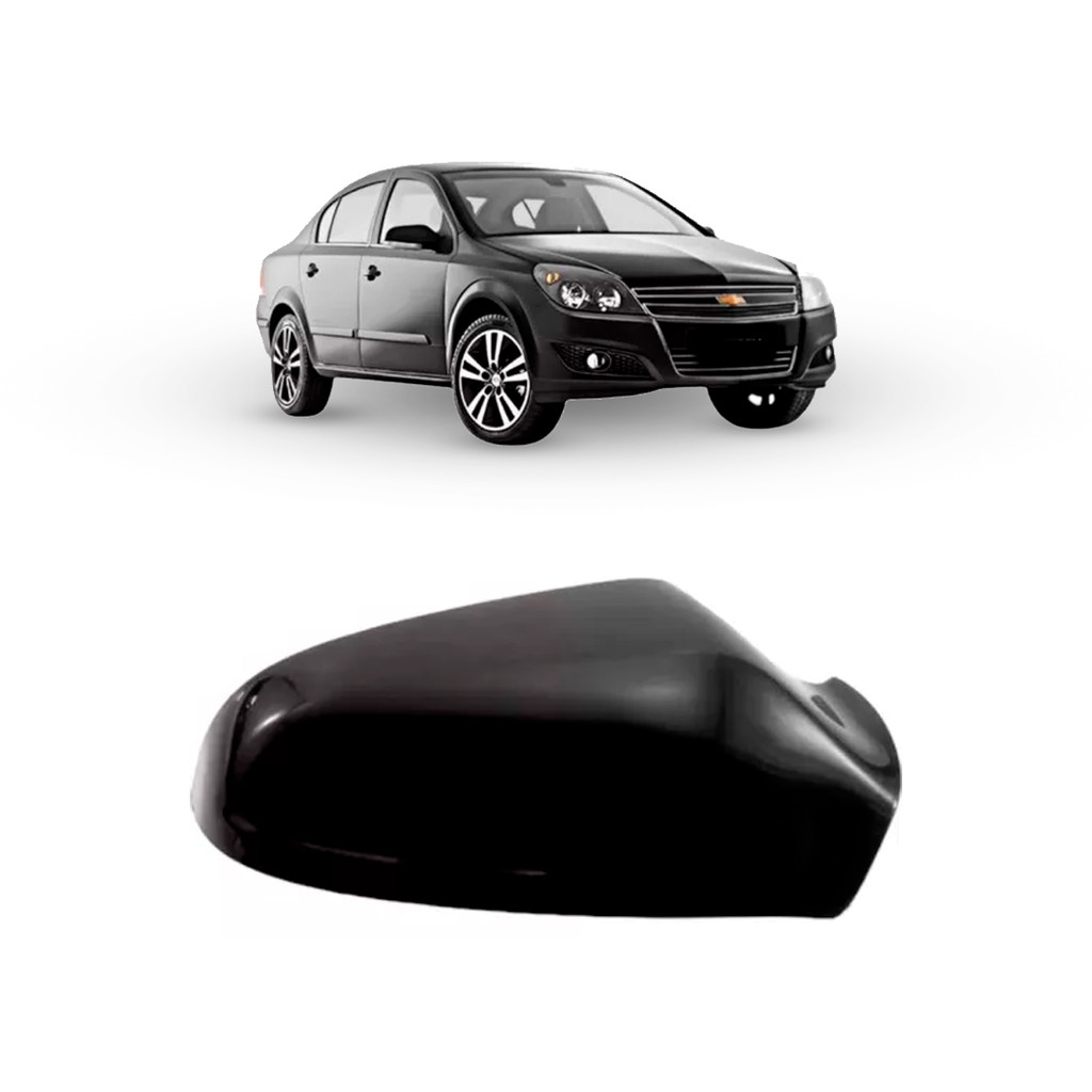 Capa Retrovisor Vectra 2006 2007 2008 A 2011 Black Piano LD