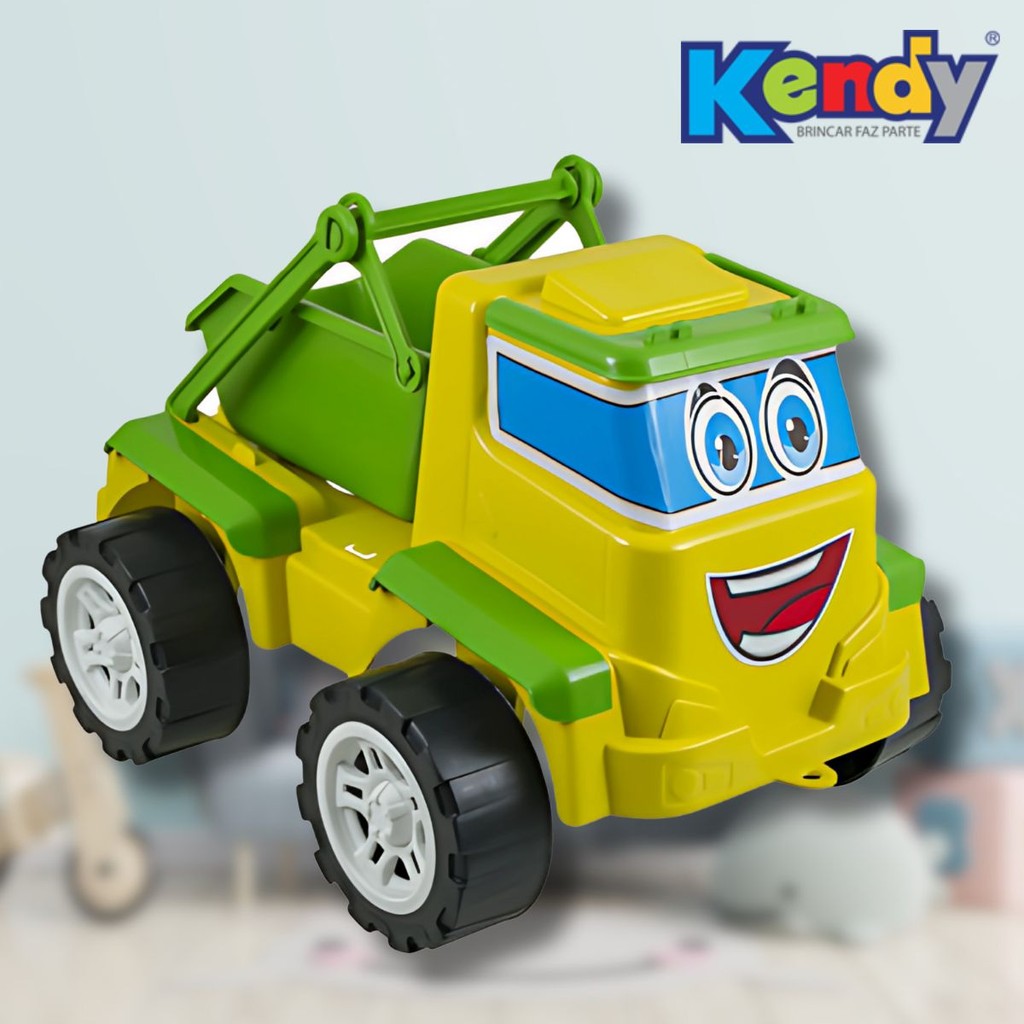 Brinquedo Caminhão Actos Kendy com Caçamba Cabe Tudo Articulada