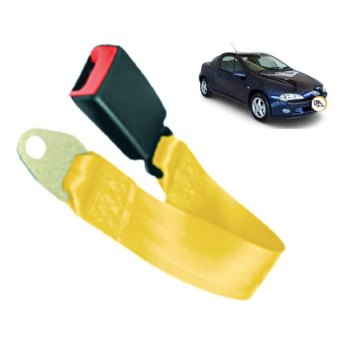 Fecho Cinto De Segurança Chevrolet Tigra 40cm Lingueta 22 Mm