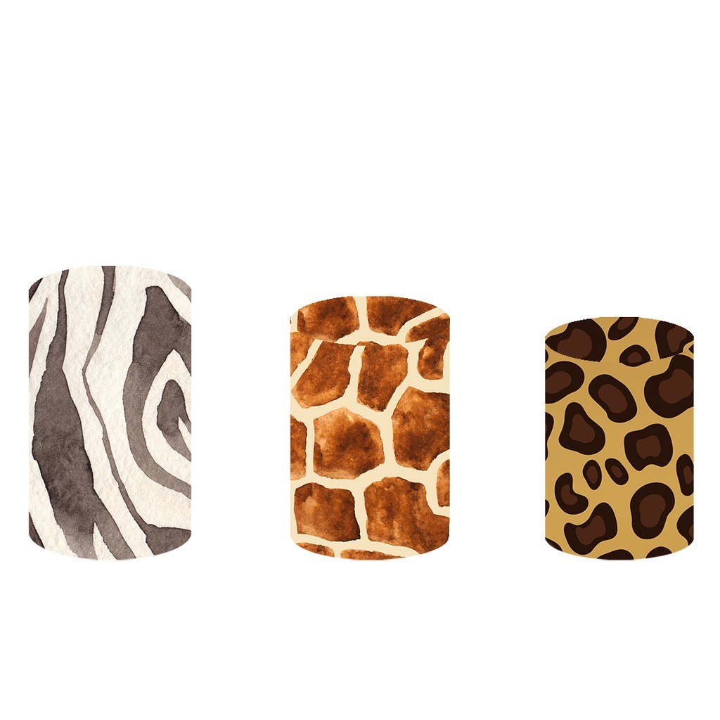 CAPAS DE CILINDRO TECIDO SUBLIMADO SAFARI em Oferta na Shopee