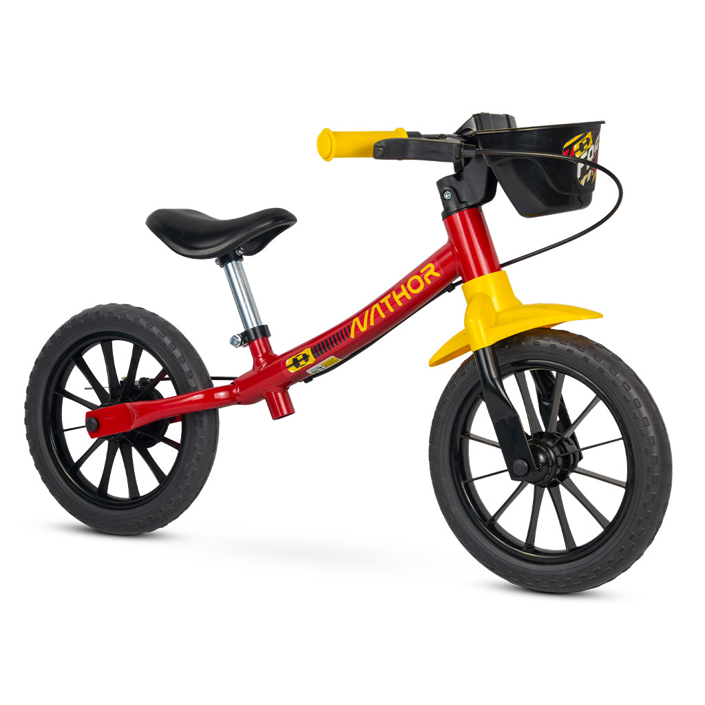 Bicicleta Infantil de Equilíbrio Balance Bike sem pedal Bike Fast - Nathor em Oferta na Shopee