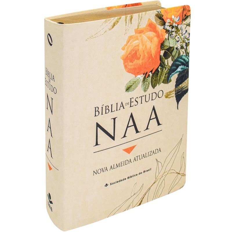 Bíblia de Estudo Lírica | NAA | Letra Normal |Flexível Linho em Oferta na Shopee