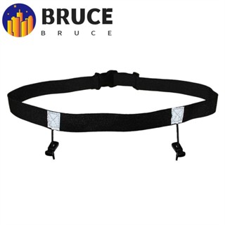 Cinto Numérico De Corrida BRUCE , De Pano Com Suporte De Gel Número De Maratona Elástico Preto De Triatlo em Oferta na Shopee