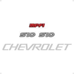 Kit Adesivos Chevrolet S10 Mpfi 1996/1999 + Faixa - Genérico