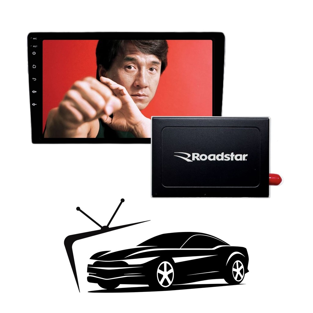 Central Multimídia Touch 9'' Universal GPS WIFI Carplay Android Auto Sem Fio TV Digital FULL HD USB