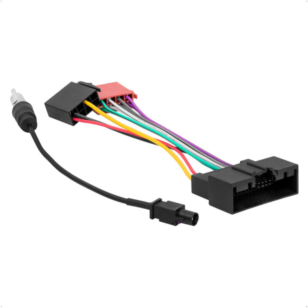 Kit Fácil Ecosport Ranger Ka 2013 em diante Chicote Ligação do som e Adaptador Expex - FAC FD-002 em Oferta na Shopee