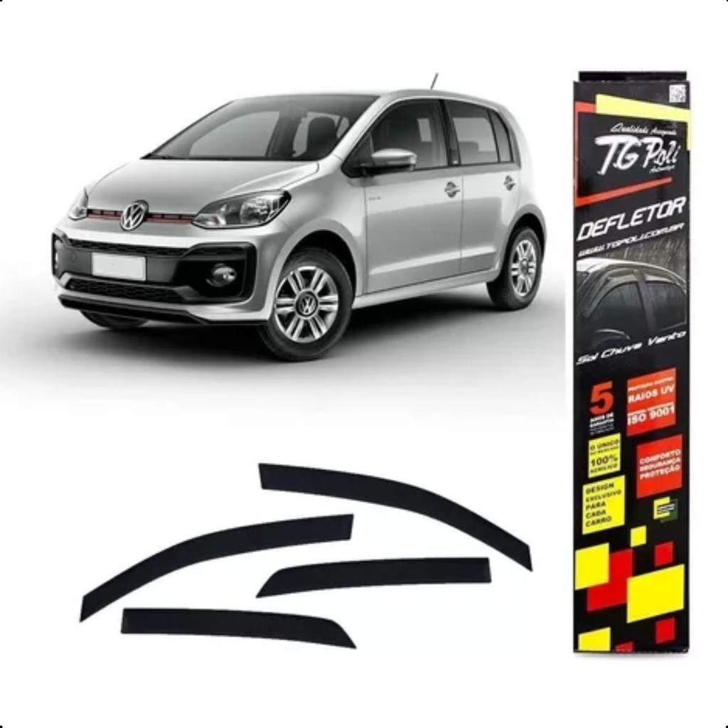 Calha de Chuva TG Poli Up! 2014 a 2017 4 Portas em Oferta na Shopee