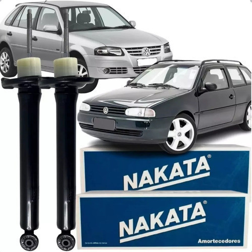 Kit 2 Amortecedor Traseiro Original Nakata Vw Gol Parati G2 G3 G4 em Oferta na Shopee