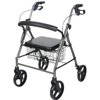 Andador 4 Rodas Dobravel até 100kg com Freio Cesto Assento Hidrolight em Oferta na Shopee