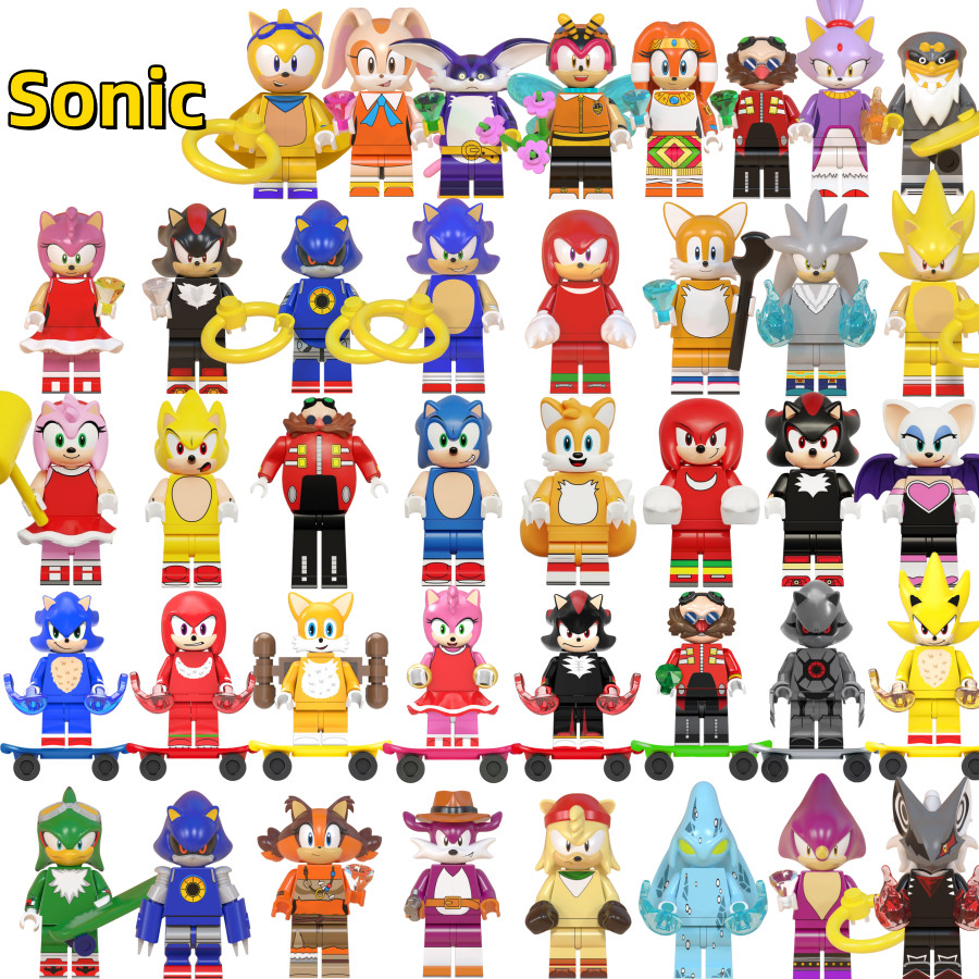 WM6086-WM6088 Series Anime Action Figure Brinquedos De Coleção De Blocos De Construção Para Crianças em Oferta na Shopee