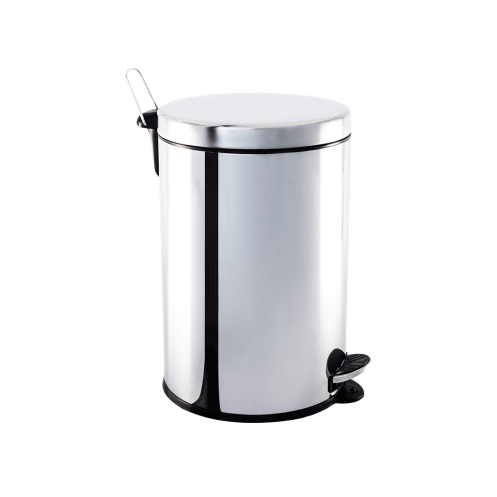 Lixeira com Tampa e Balde Decorline 20 Litros Aço Inoxidável Brinox - 3040/204 em Oferta na Shopee