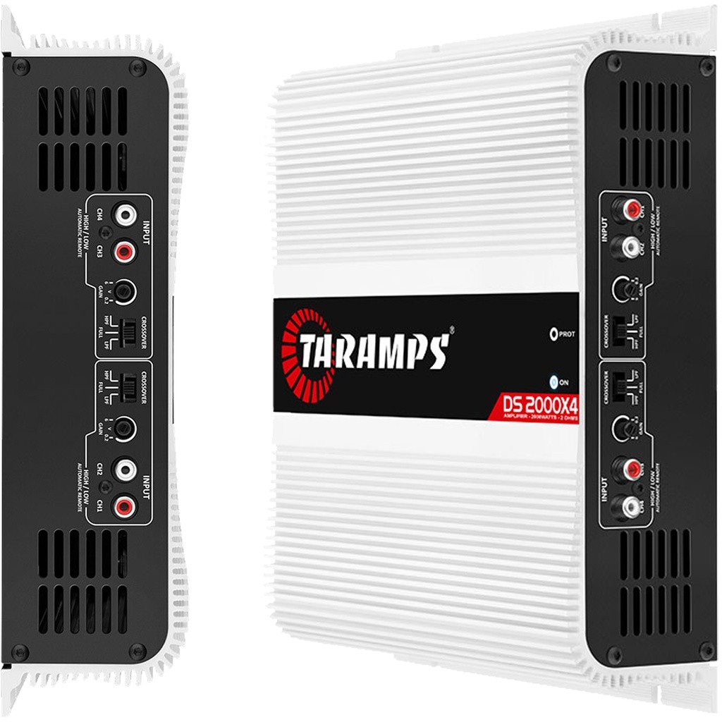 Módulo Taramps DS 2000x4 2 Ohms 2000W RMS 4 Canais 500W por Canal Full Range Crossover Fixo Som Automotivo em Oferta na Shopee