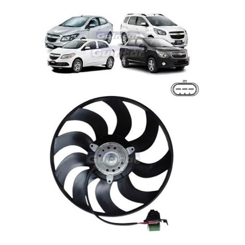 Motor E Ventoinha Radiador Prisma 2013 2014 2015 2016