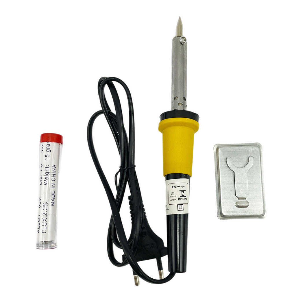Kit Ferro De Solda Soldar Soldador 60w + Estanho — imagem 2 de 2