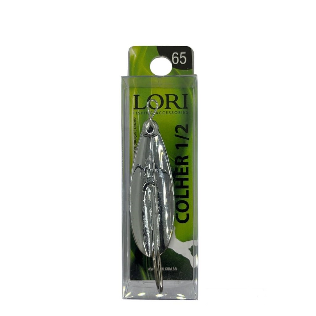 Colher Lori  Anti Enrosco Com Anzol Soldado 1/2 6.5cm Prata