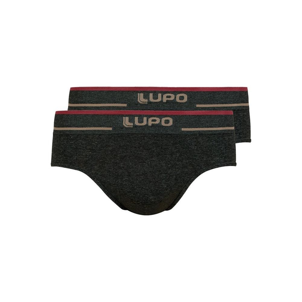 Kit com 2 Cuecas Slip Lupo 624-003
