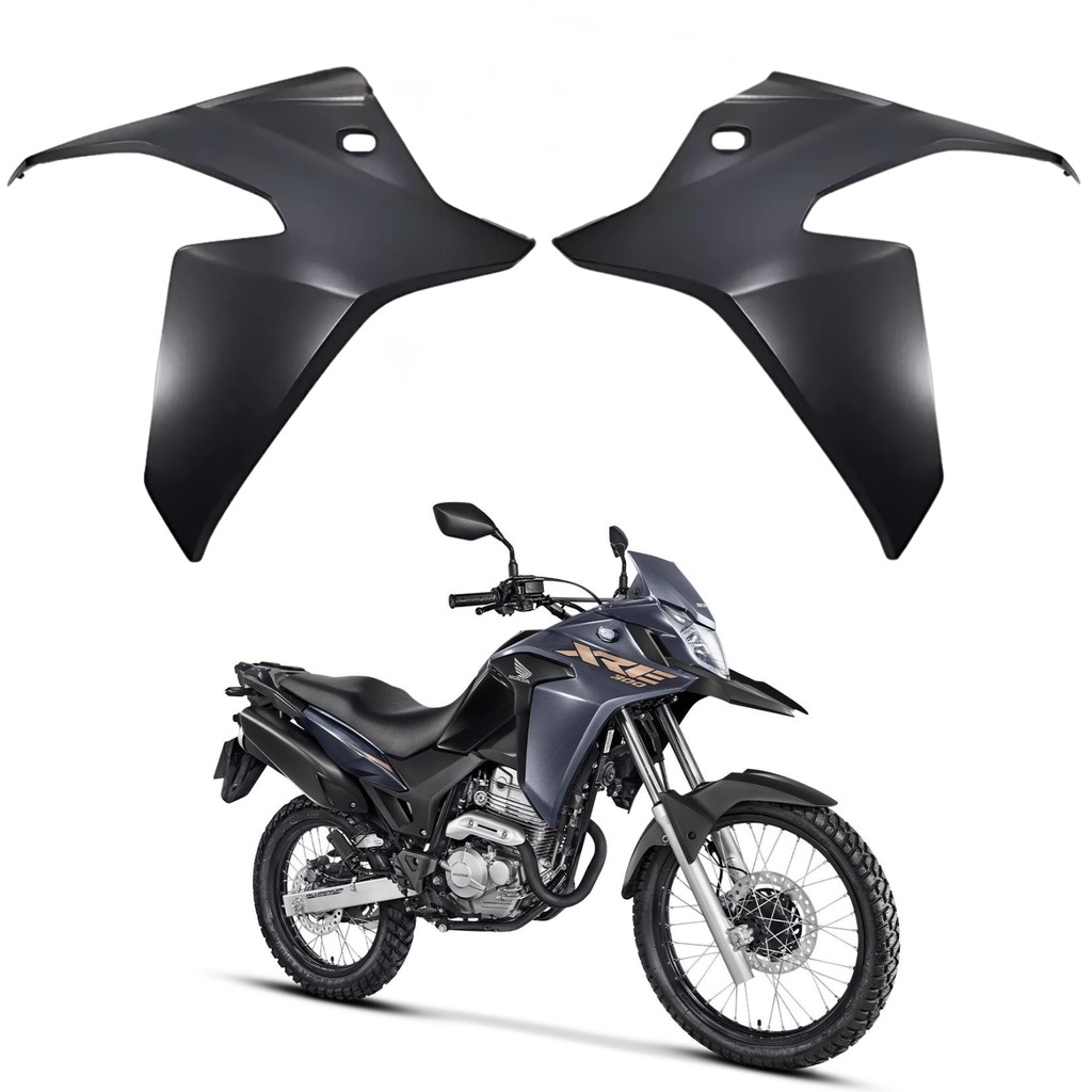 Carenagem Asa Tanque Aba Lateral Guia Ar Honda Xre 300 Cinza 2020 2021 2022 2023