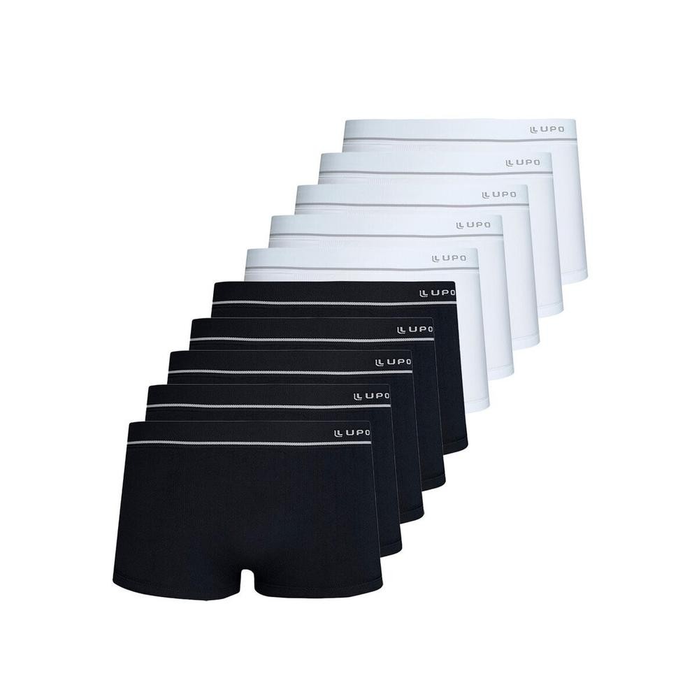 Kit com 10 Cuecas Sunga Lupo 676-002 Colorido