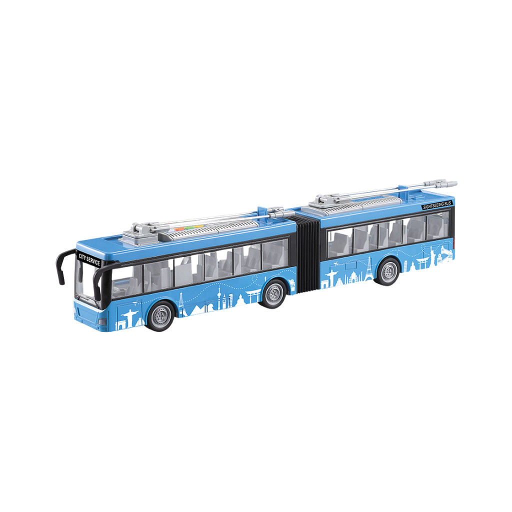 Big Onibus Com Fricção Com Som E Luz Dm Toys