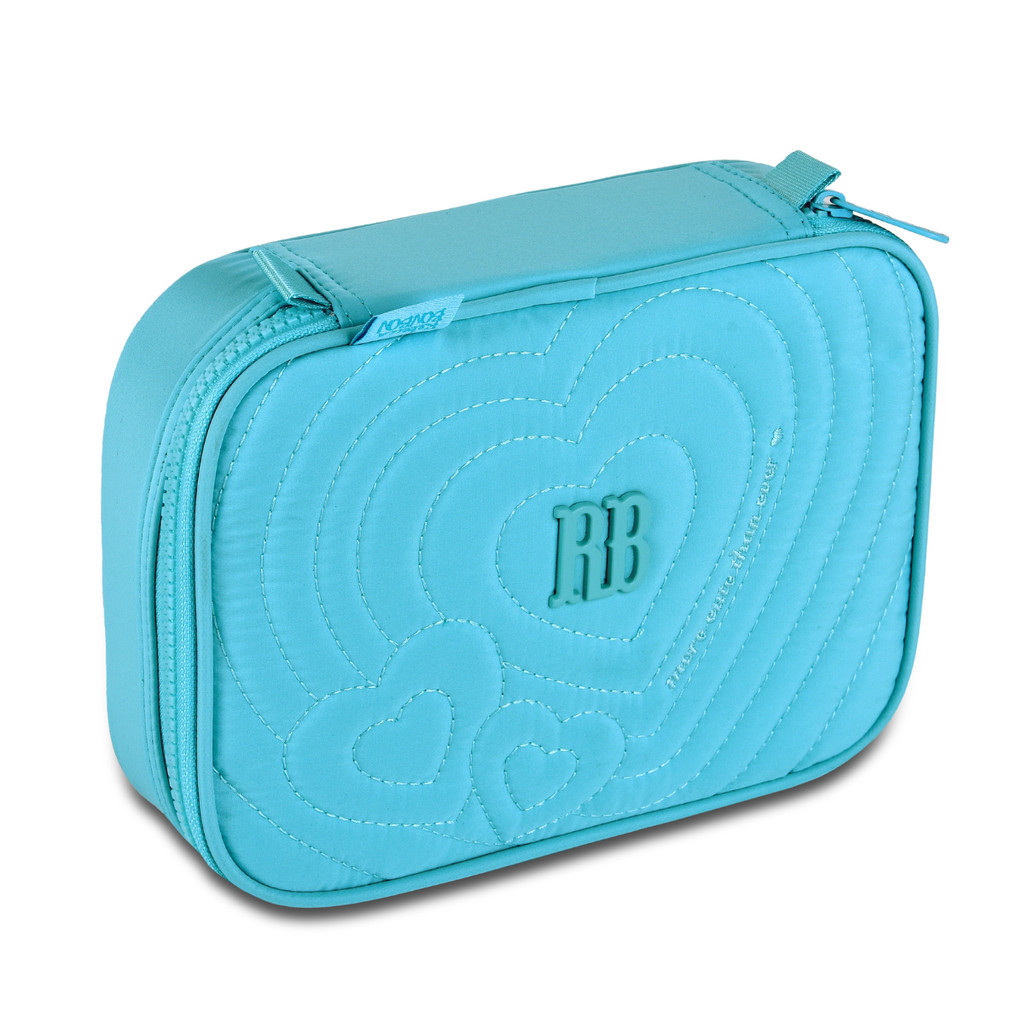 Estojo Infantil Com 01 Bolso Feminino Rebecca Bonbon Coraçâo - Clio Style COR:VERDE em Oferta na Shopee