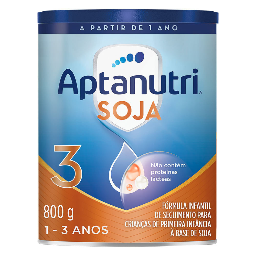 Primeira Infância Aptanutri Soja 3  1-3 Anos 800g em Oferta na Shopee