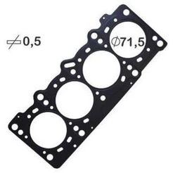 Junta do cabeçote Fiat Siena 2002 a 2021 BASTOS 141549ML