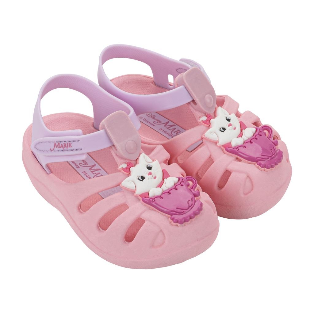 Sandália Disney Magic Nova Gata Marie - Babuche Grendene Kids Aranha Baby Infantil Menina