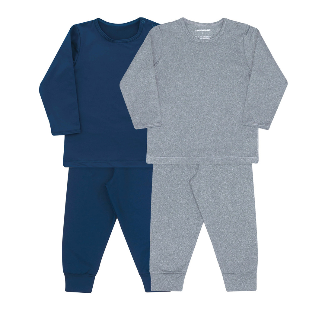 Conjunto Térmico Infantil Blusa e Calça Inverno Segunda Pele - Dedeka