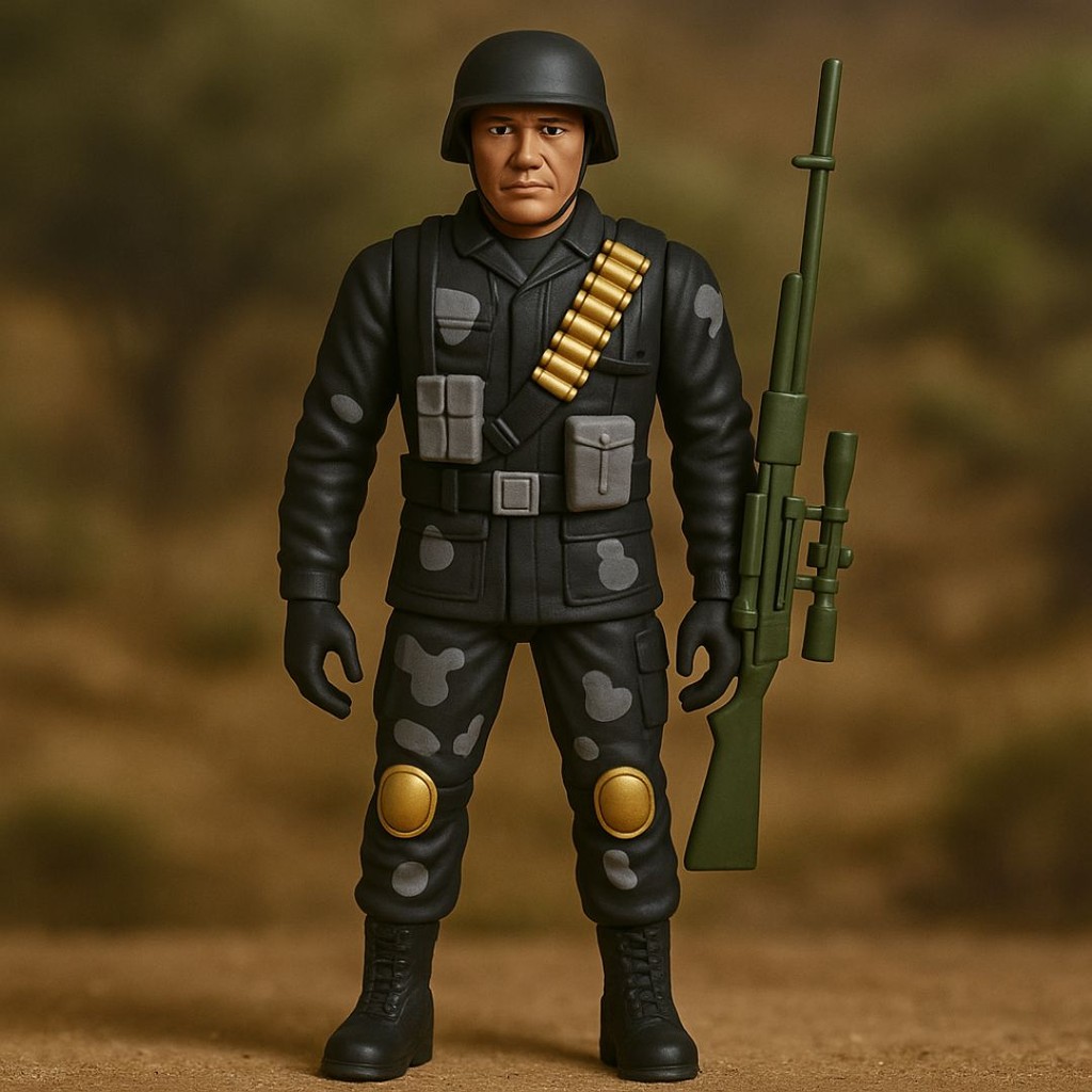 Kit com 10/5/2 com Boneco Soldado Militar com Acessório Brinquedo Infantil Sortido