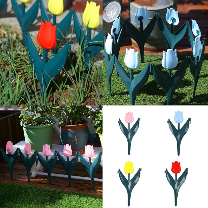 Cerca Decorativa De Flores De Tulipas Com Design De Jardim Em PVC Para Intertravamento De Bordas De Quintal E Caminho Ja