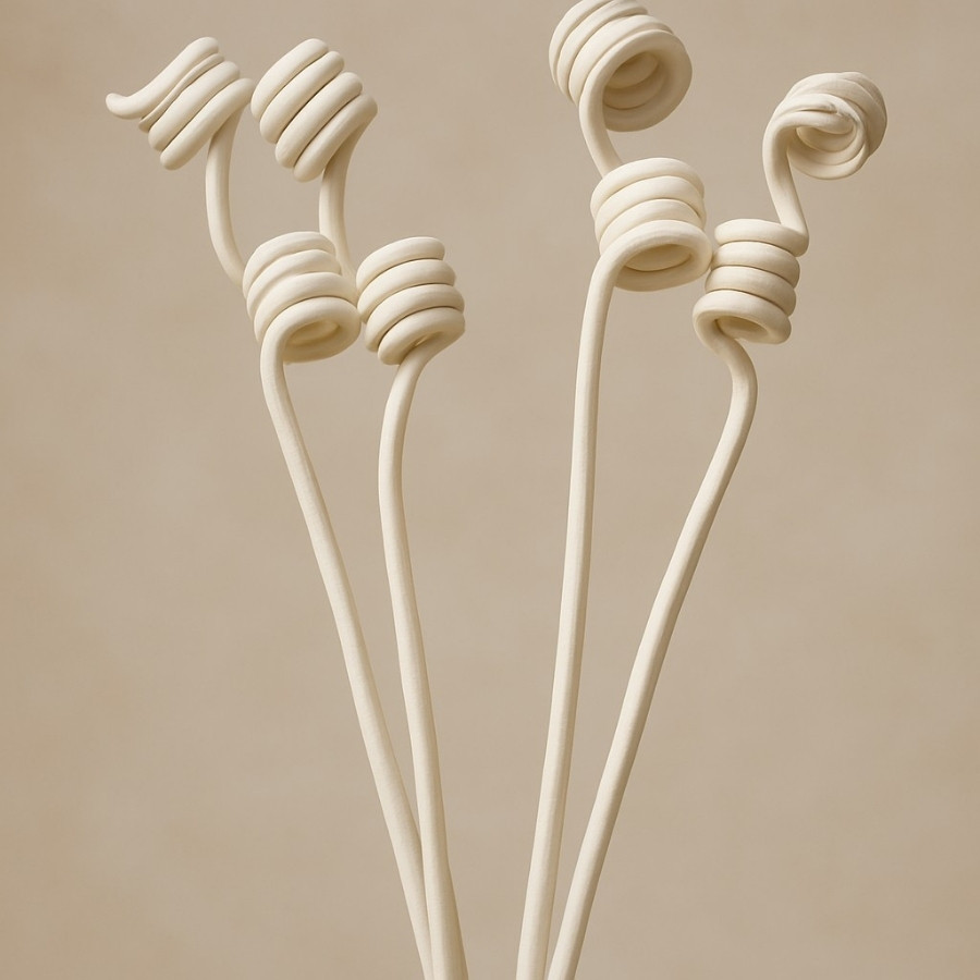 Palito Para Aromatizador - Varetas Espirais - 25cm - 100 unidades - Rizzo