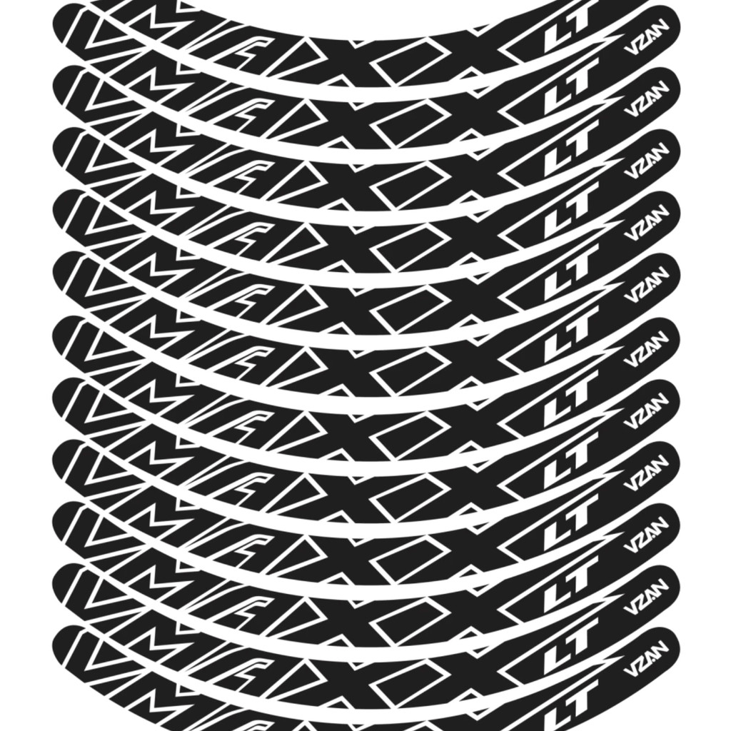 Adesivo Aro Vmaxx LT Mtb Aro 24 26 29 disc Auto Colante Decoração Modelo P/ Freio a Disco ou Vbrake